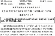 齐翔腾达最新公告(齐翔腾达吧002408)
