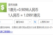 葡币港币对人民币汇率今日(葡币港币兑换人民币汇率今日)